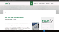 Desktop Screenshot of celar-estrichbau.de