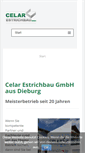 Mobile Screenshot of celar-estrichbau.de